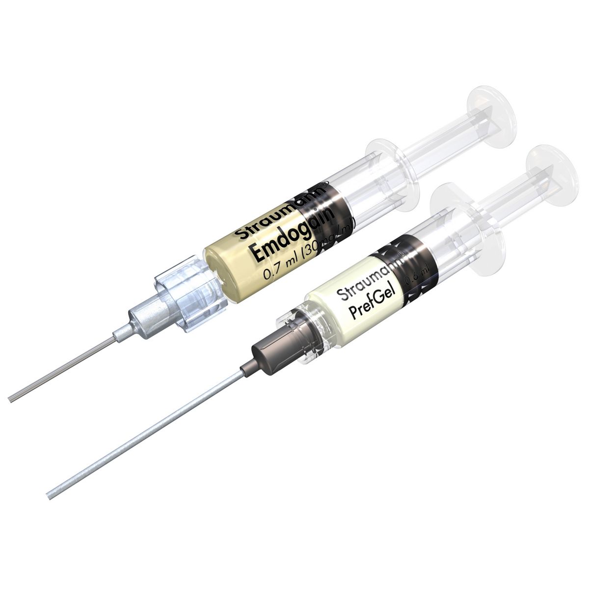 Straumann Emdogain Multipack: Emdogain 3x0.7 ml (30 mg/ml) ja PrefGel 3x0.6 ml (24% EDTA), Straumann