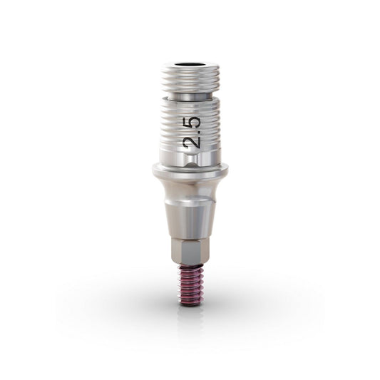 GM TiBase abutmendid eemaldava kruviga | kroonile & sillale, GH 2.5mm, Neodent
